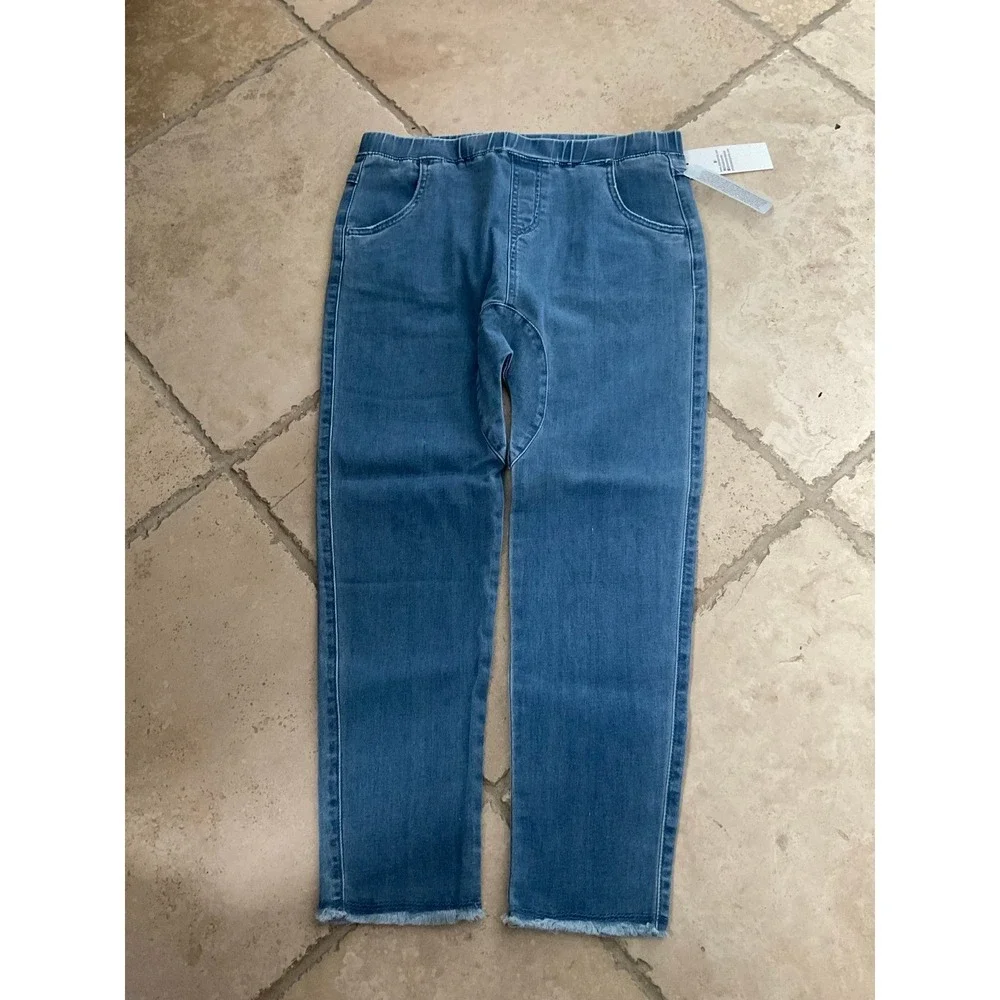 NWT‎ Dot Dot Smile blue denim jeggings/jeans - girls size 11 - medium wash